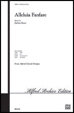 Alleluia Fanfare SAB choral sheet music cover Thumbnail